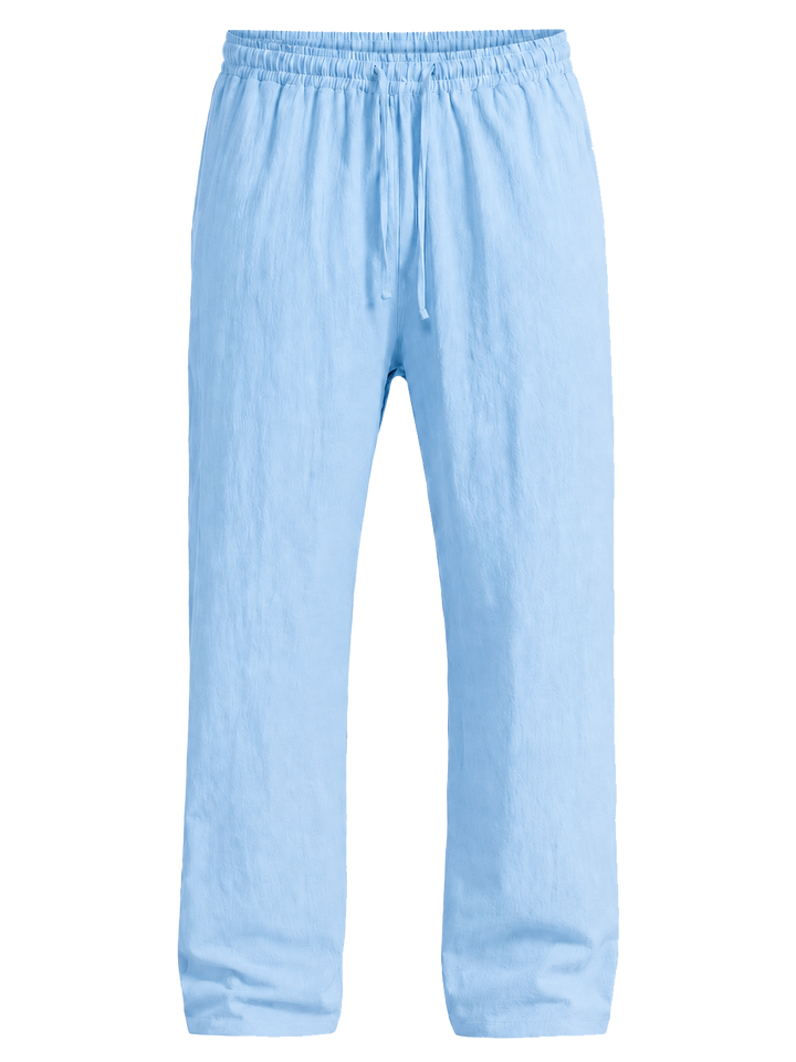Mofybuy Casual Linen-Blend Pants