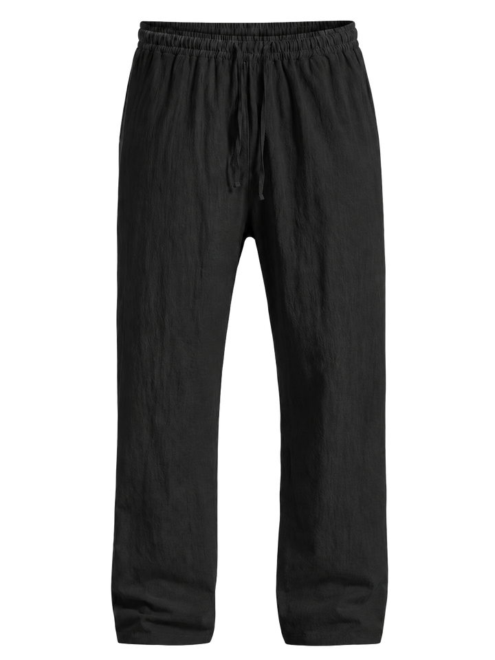 Mofybuy Casual Linen-Blend Pants