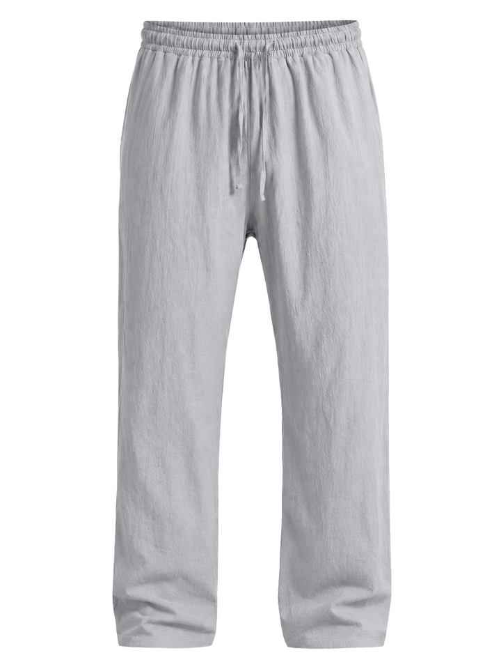 Mofybuy Casual Linen-Blend Pants