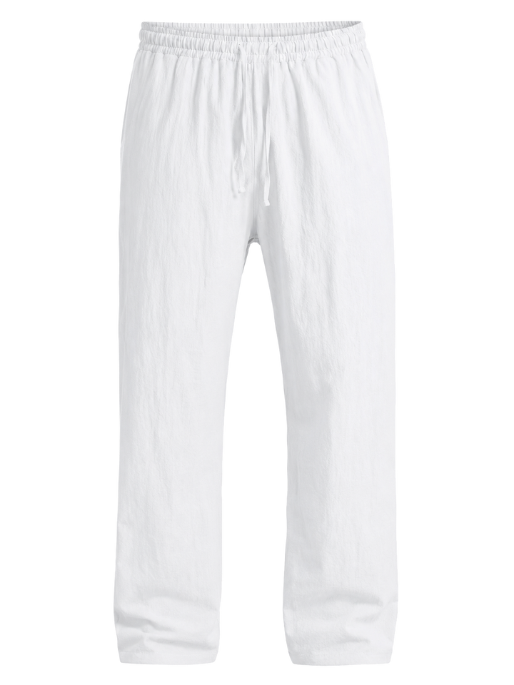 Mofybuy Casual Linen-Blend Pants