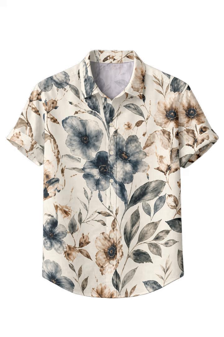 Mofybuy Blue Ash Bloom Shirt