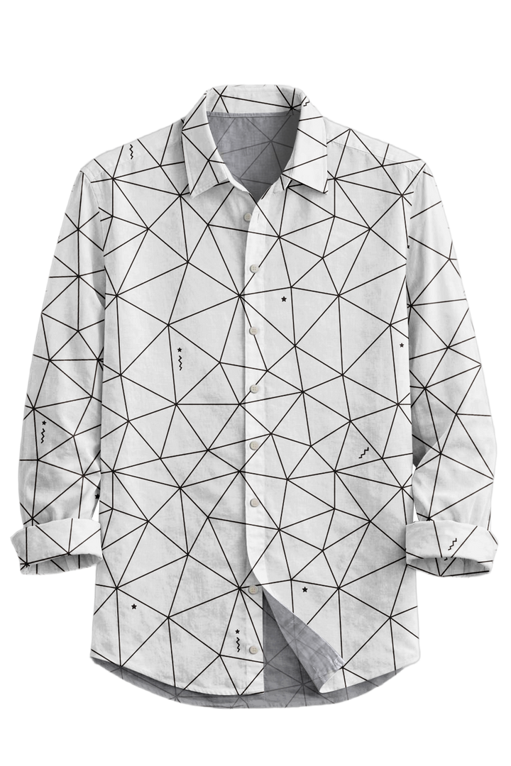 Mofybuy Geo Wireframe Shirt