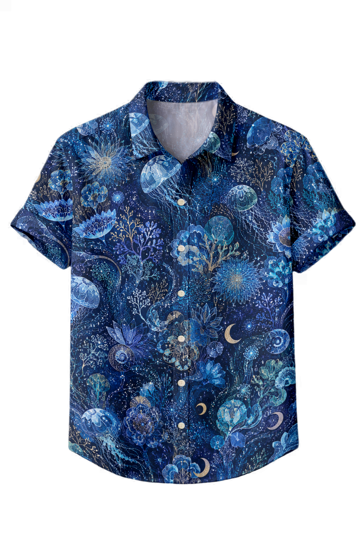 Mofybuy Midnight Jelly Bloom Shirt