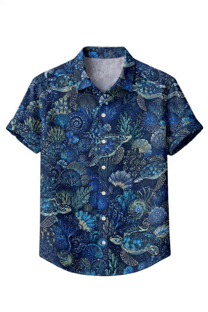 Mofybuy Sea Turtle Reef Shirt
