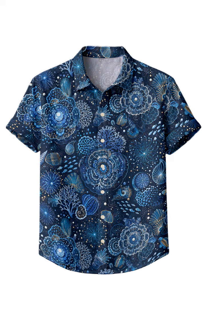 Mofybuy Coral Lace Reef Shirt