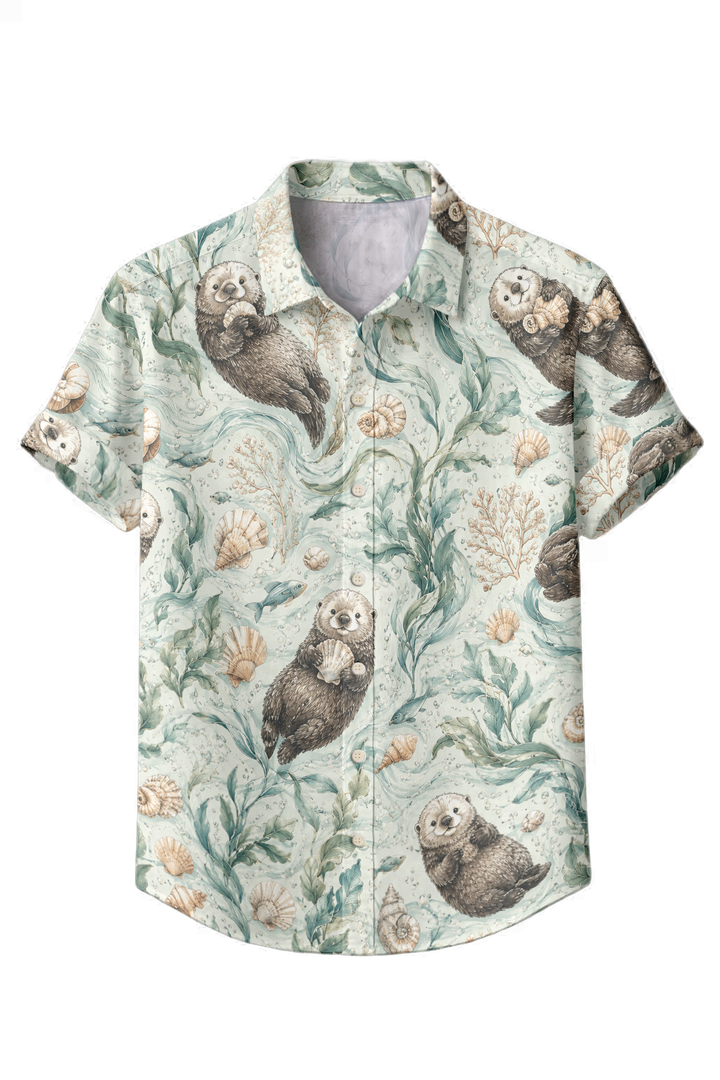 Mofybuy Sea Otter Shell Garden Shirt