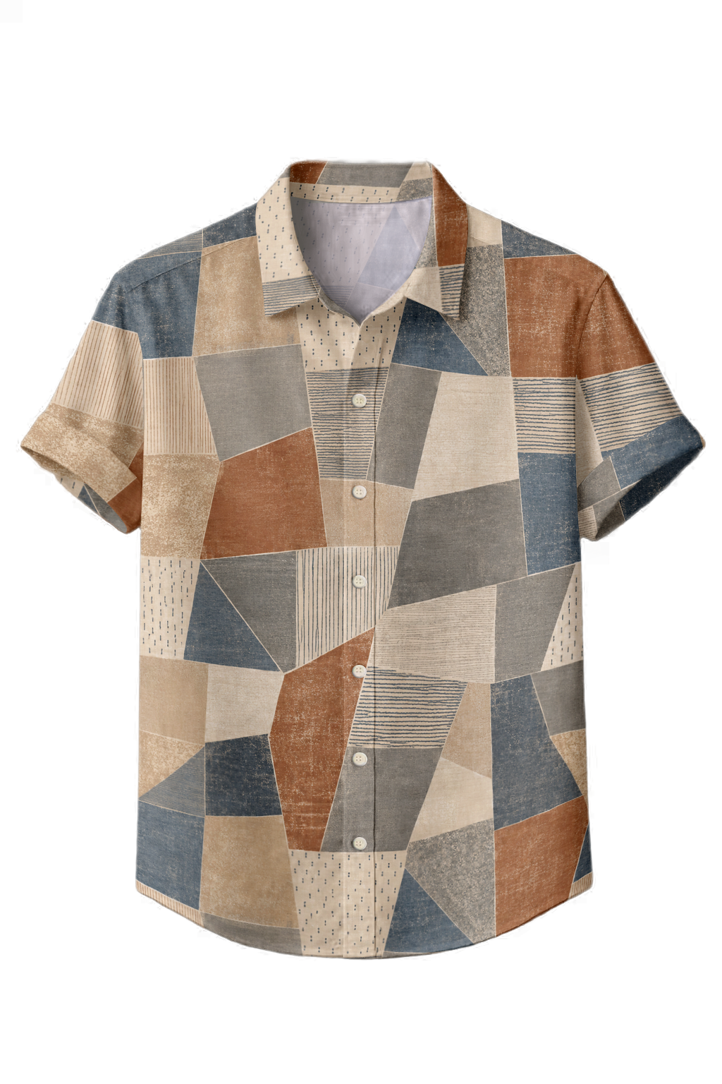 Mofybuy Urban Patchwork Shirt