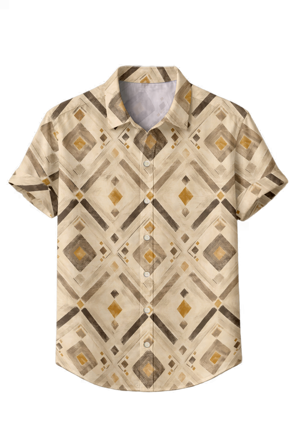 Mofybuy Sandstone Diamond Shirt