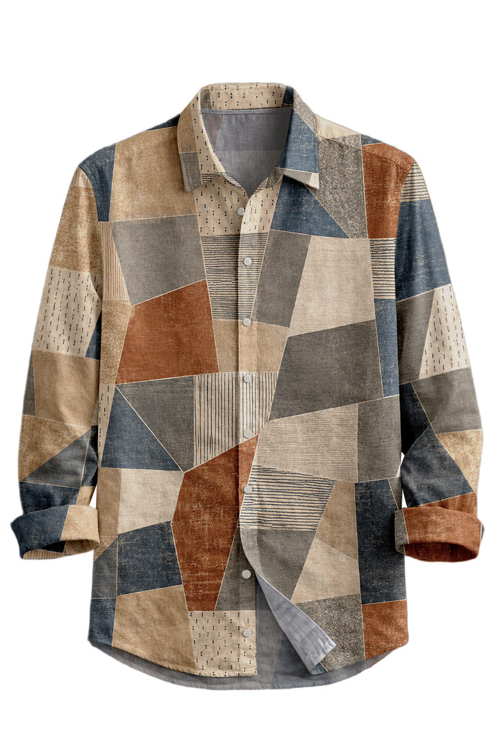 Mofybuy Urban Patchwork Shirt