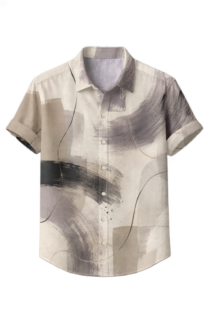 Mofybuy Stone Ink Sweep Shirt