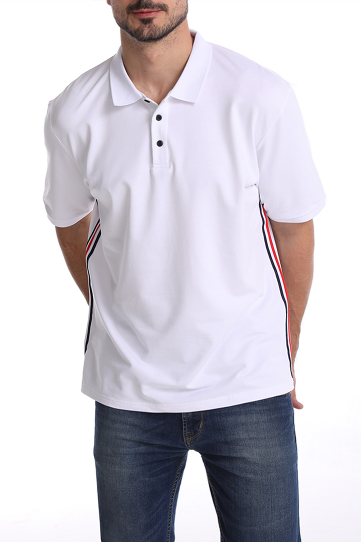 Mofybuy Men's Outdoor Casual Cotton Polo Shirt