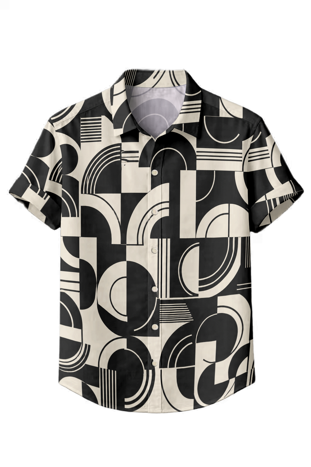 Mofybuy Monochrome Rhythm Shirt