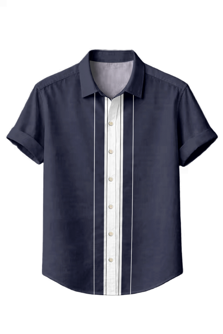 Mofybuy Midnight Center Panel Shirt