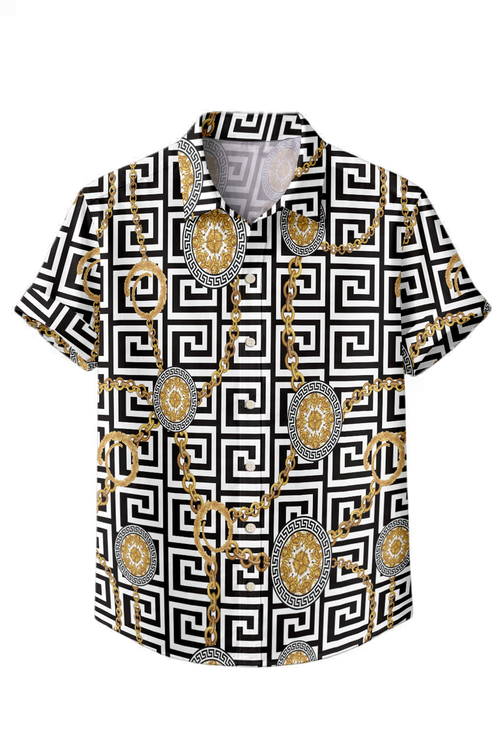 Mofybuy Regal Chain Maze Shirt