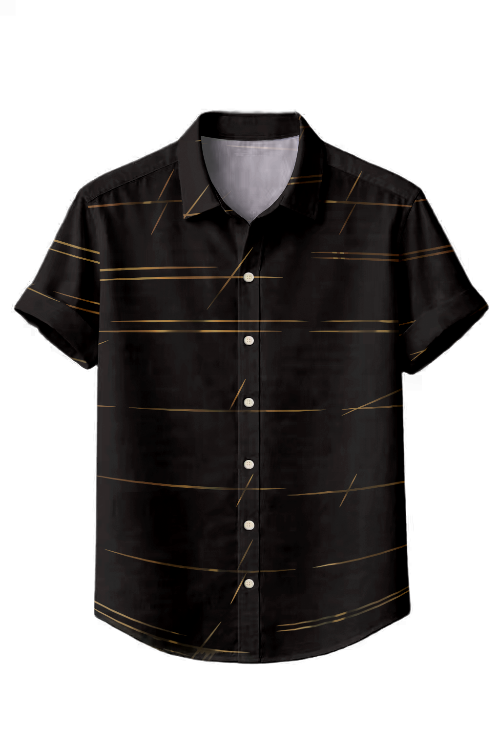 Mofybuy Retro Line Accent Shirt
