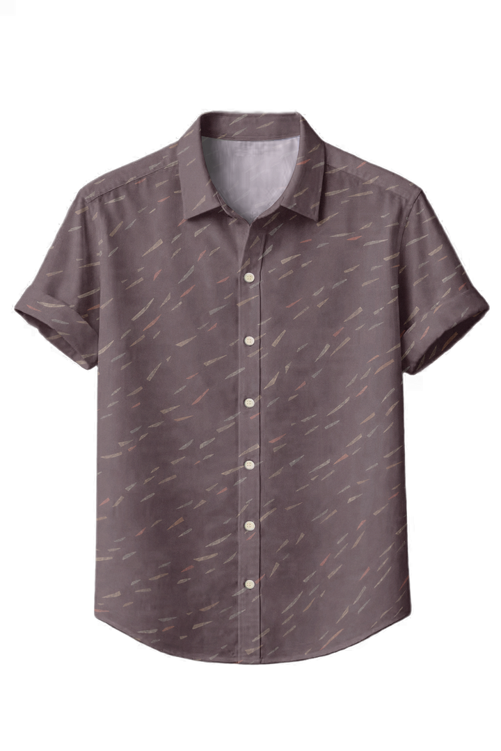 Mofybuy Mauve Shard Minimalist Shirt