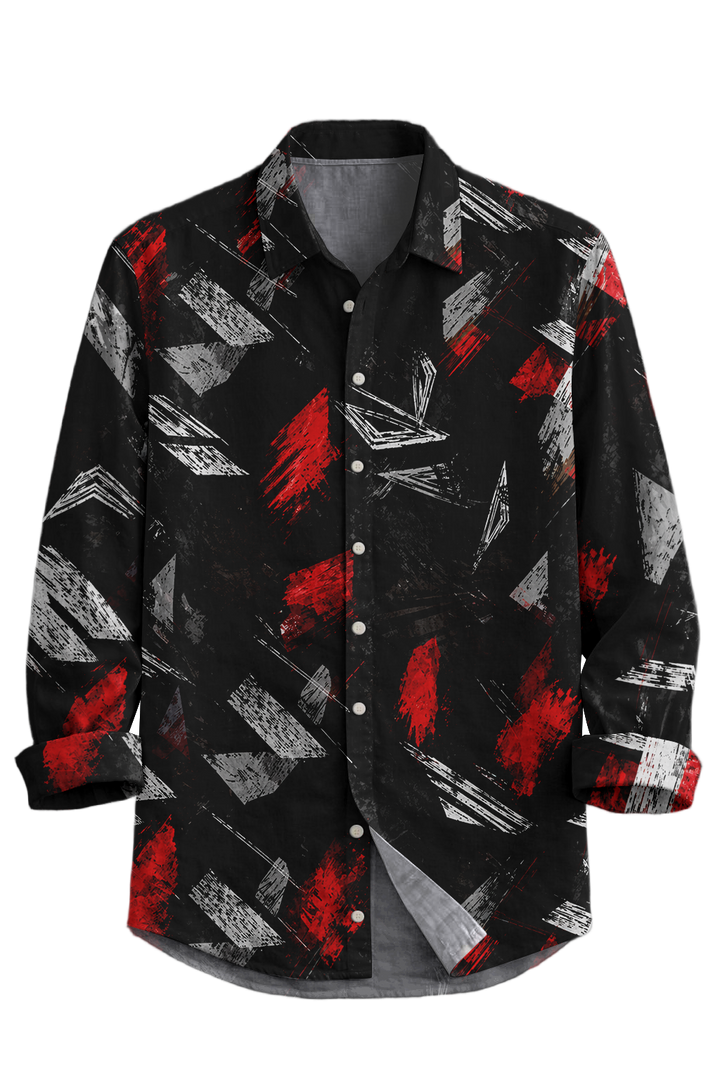 Mofybuy Crimson Shard Shirt