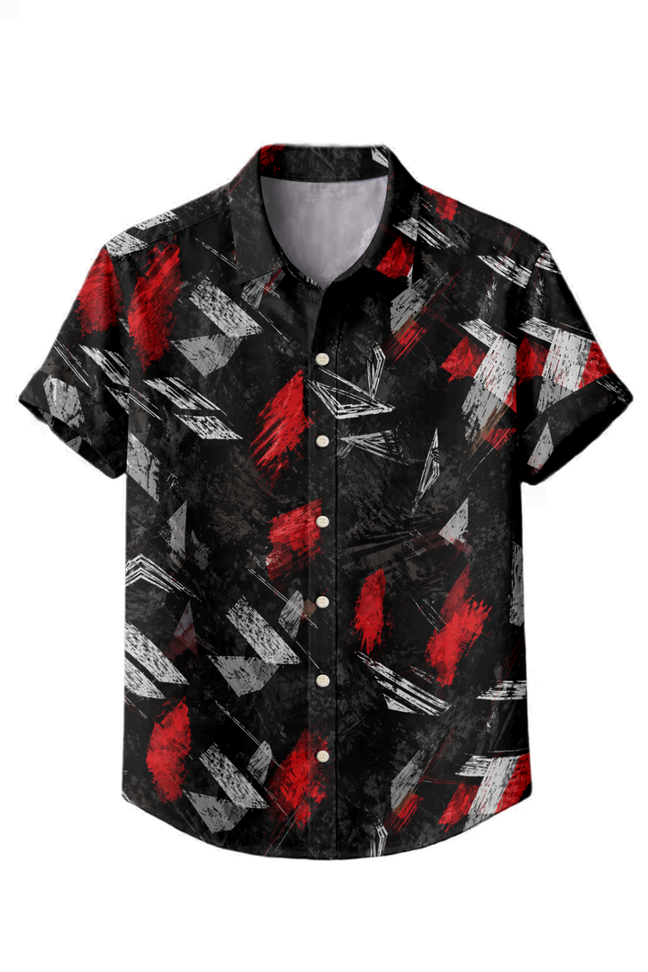 Mofybuy Crimson Shard Shirt