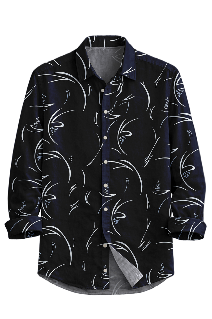 Mofybuy Midnight Sketchwave Shirt