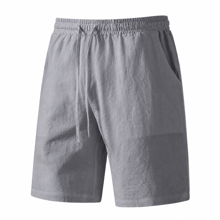 Mofybuy Casual Linen-Blend Shorts