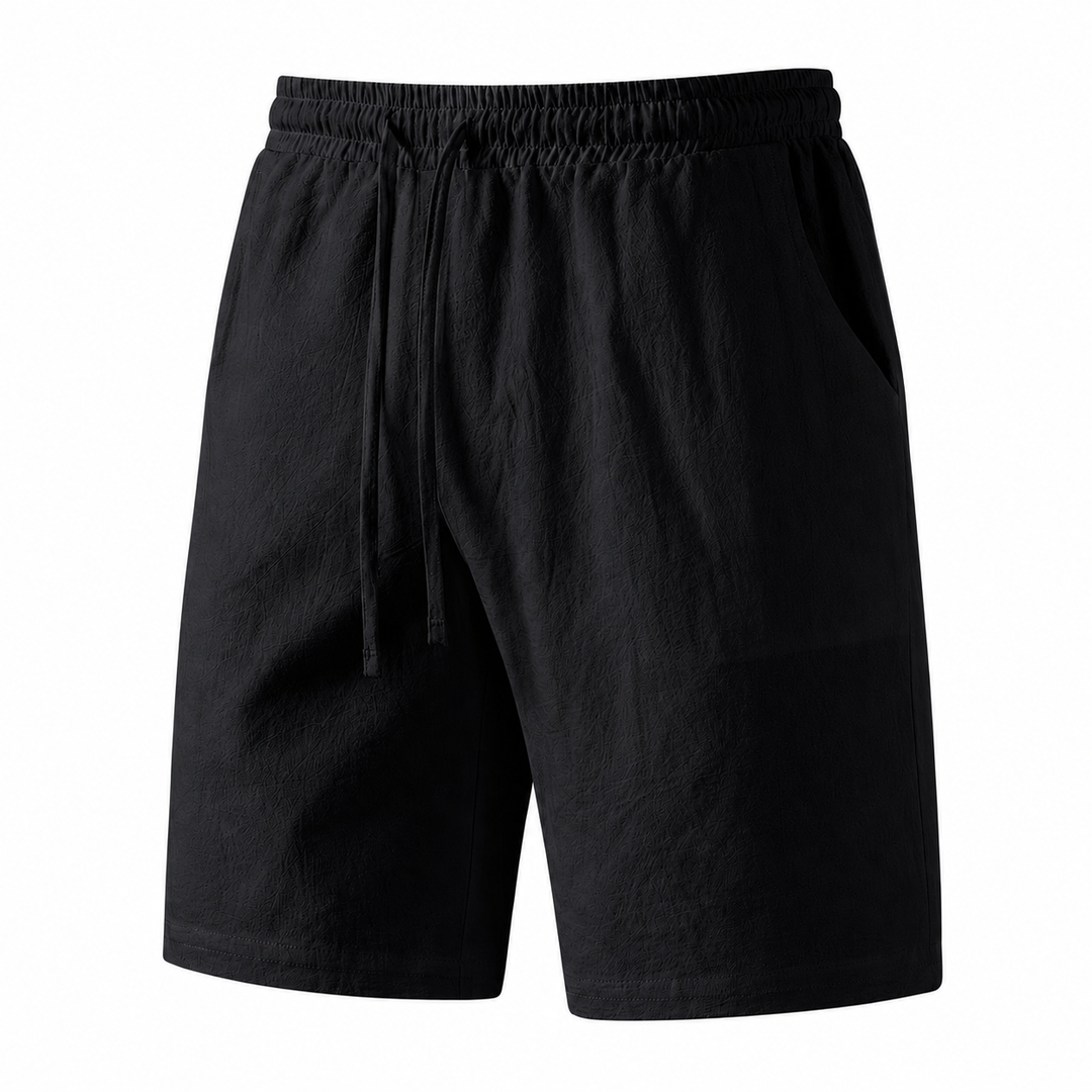Mofybuy Casual Linen-Blend Shorts