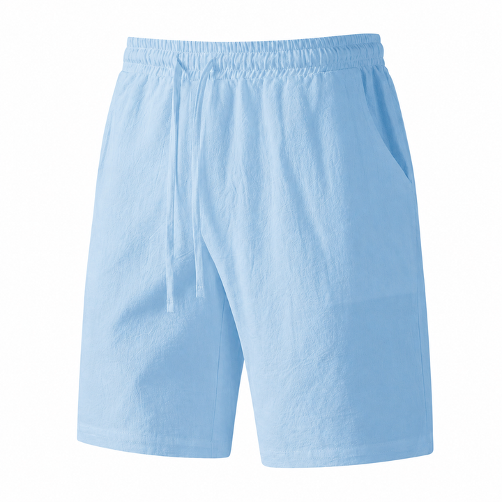 Mofybuy Casual Linen-Blend Shorts