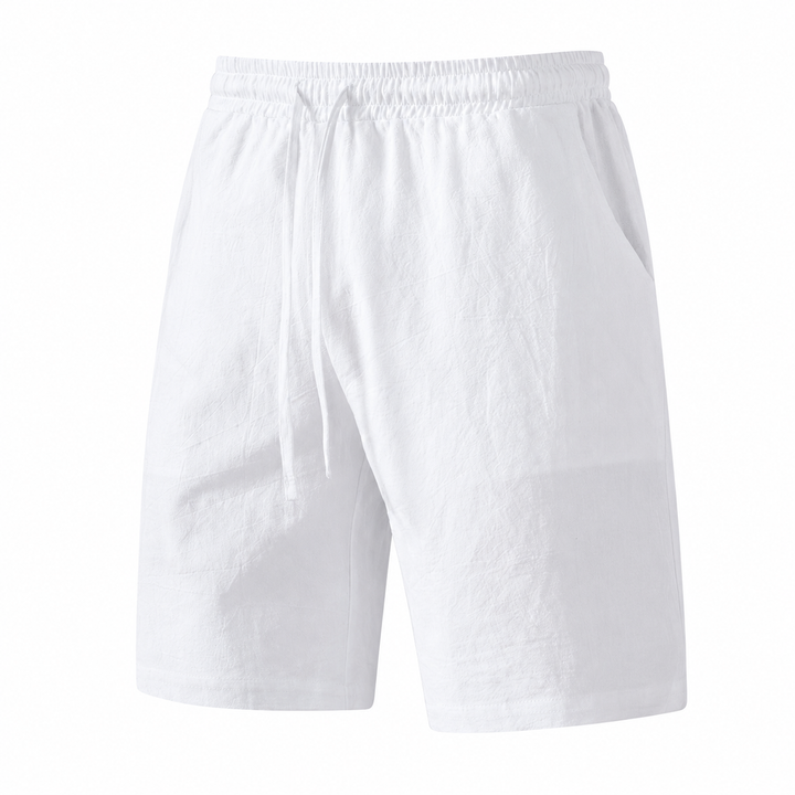 Mofybuy Casual Linen-Blend Shorts