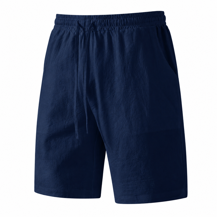 Mofybuy Casual Linen-Blend Shorts