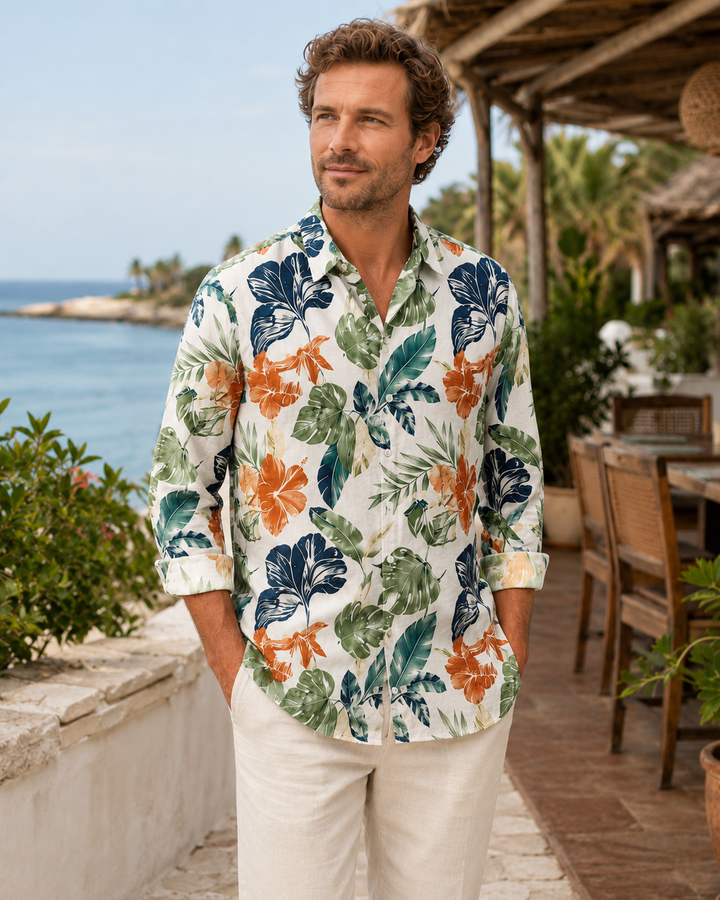 Mofybuy Island Bloom Tropic Shirt