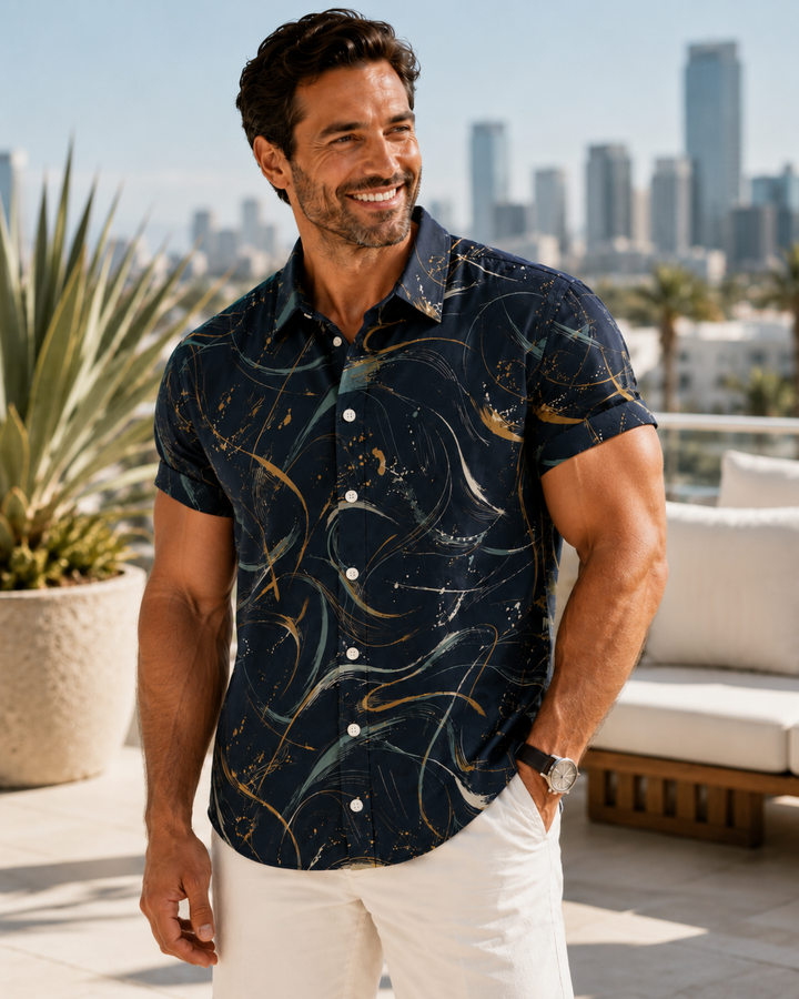 Mofybuy Midnight Currents Shirt