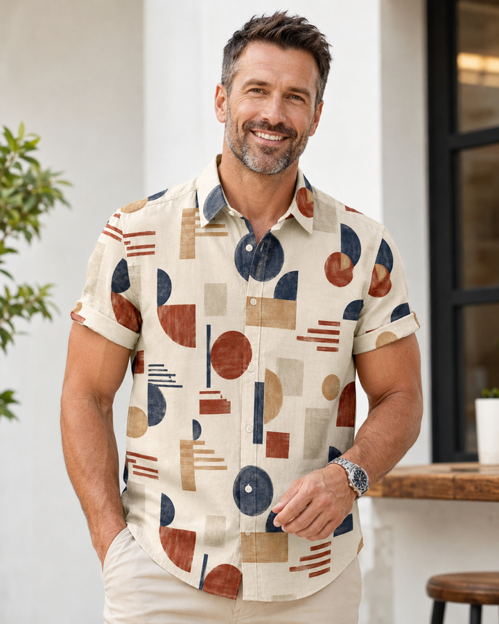 Mofybuy Bauhaus Mosaic Shirt