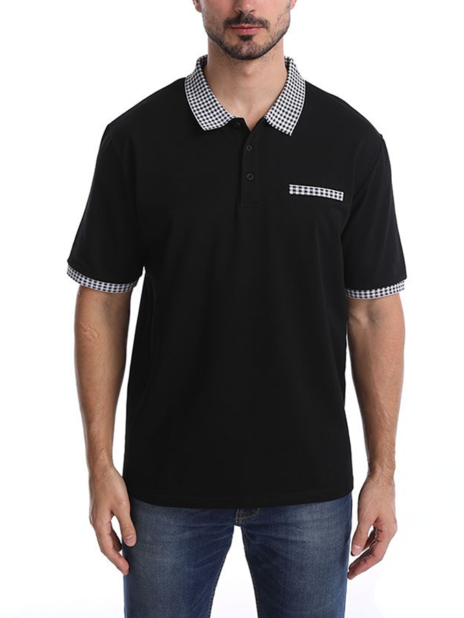 Mofybuy Men's Outdoor Casual Cotton Polo Shirt